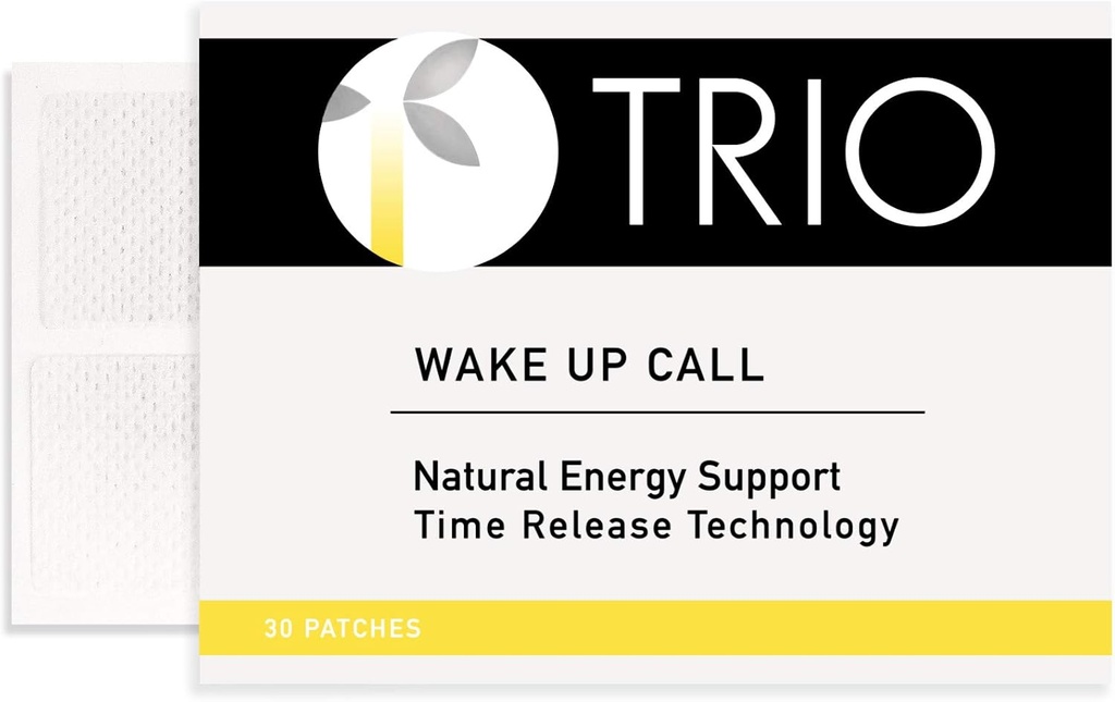 Trio Wake Up Call Patchs - B12 Energy Blend for Mental Alertness (30 패치)