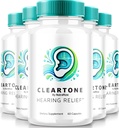 NutraRize (5 팩) ClearTone Tinnitus, Hearing, ClearTone 알약 보충을위한 명확한 톤, 공식 감사 지원 캡슐, ClearTones 검토 (300 캡슐)