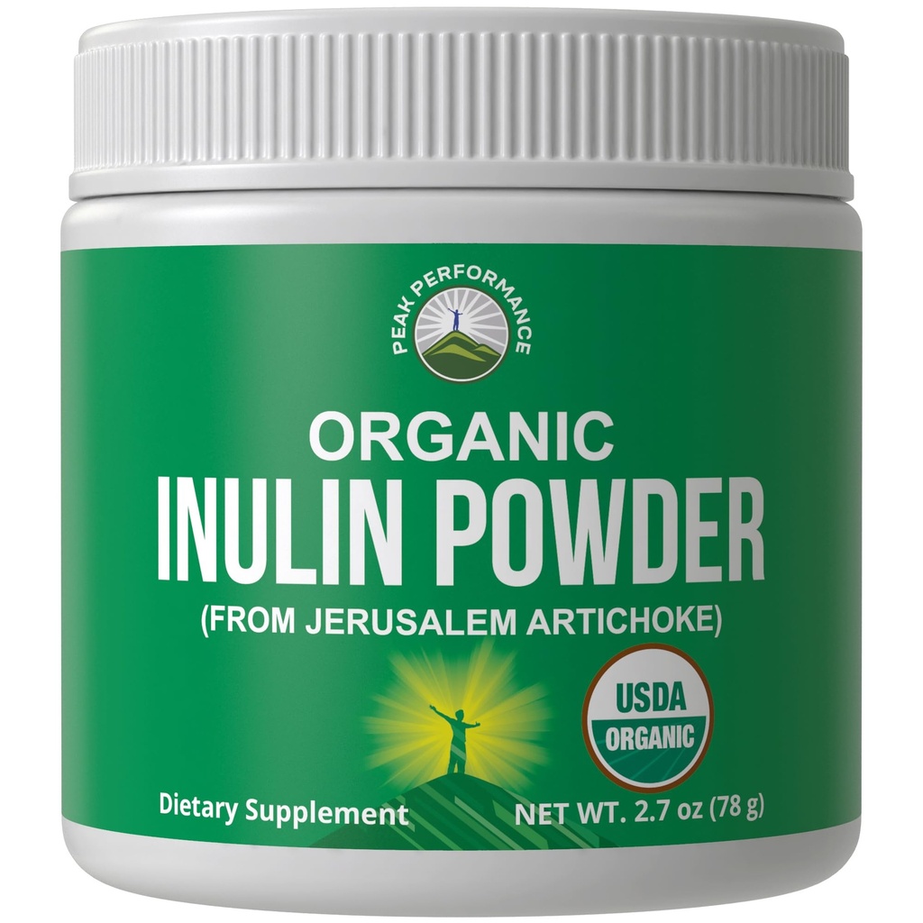 Gut 건강을 위한 유기 Inulin 분말 자연적인 Prebiotic 섬유. USDA 유기 익지않는 식물은 예루살렘 Artichoke에서 Vegan Prebiotics FOS 보충교재를 기초를 두었습니다. HSA + FSA Eligible Vitamins 만 목록 승인