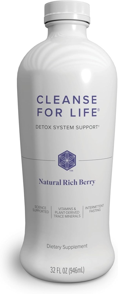 인생을 위한 Isagenix Cleanse - Detox Cleanse 음료 비타민 B12, Niacin 및 비타민 B6 - 32-Ounce 병 (자연 풍부한 베리 맛), 포장 May Vary