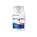 Cal-Mag-Zinc D3 다이어트 보충 (칼슘 마그네슘 아연 & 비타민 D3) | 면역, 뼈 및 치아 지원 | 비 GMO | Vegan | 글루텐 프리 | 유제품 프리 | 고저 | 60 Softgel | (60 개)