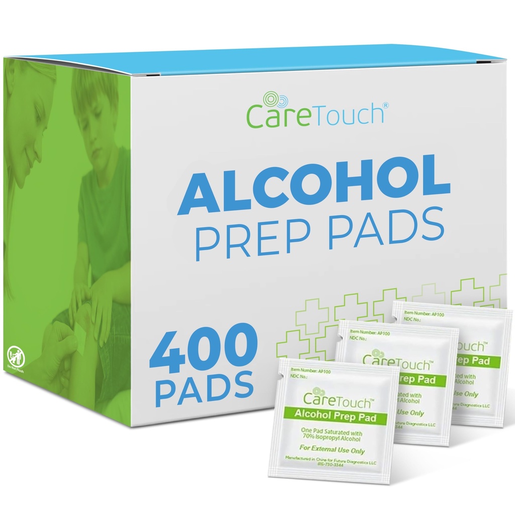 관리 접촉 알콜 닦음 개별적으로 감싸이는 - 70% Isopropyl 알콜을 가진 Prep 패드, 가정, 의학 & 응급조치 장비를 위한 중대한 살균하는, 방부제 2-Ply Swabs 400 조사