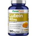 NusasPure Lutein 40mg 180 Veggie 캡슐 (비 GMO, 비건)