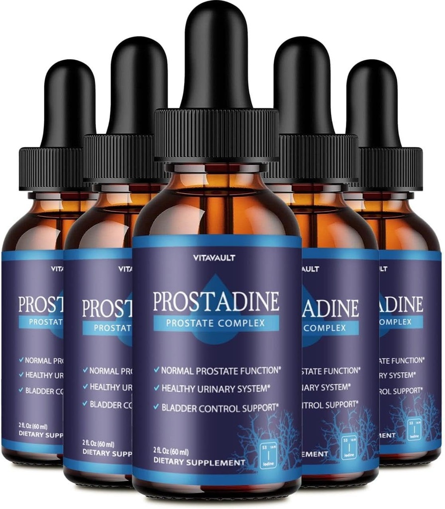 Prostadine, 유력한 전립선 지원 액체 하락, 전혈 웰니스, 쉬운 사용 Dropper 모양 (5 팩)를 위한 높게 Rated Prostadine