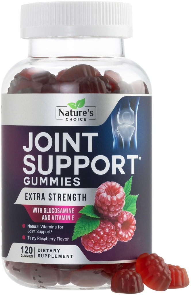 합동 지원 Gummies 비타민 E를 가진 여분 힘 Glucosamine 거미 보충교재 - 자연적인 연골 & 합동 건강 & 융통성 지원, 남자 & 여자를 위한 제일 지원 Glucosamine Chew - 120 Gummies