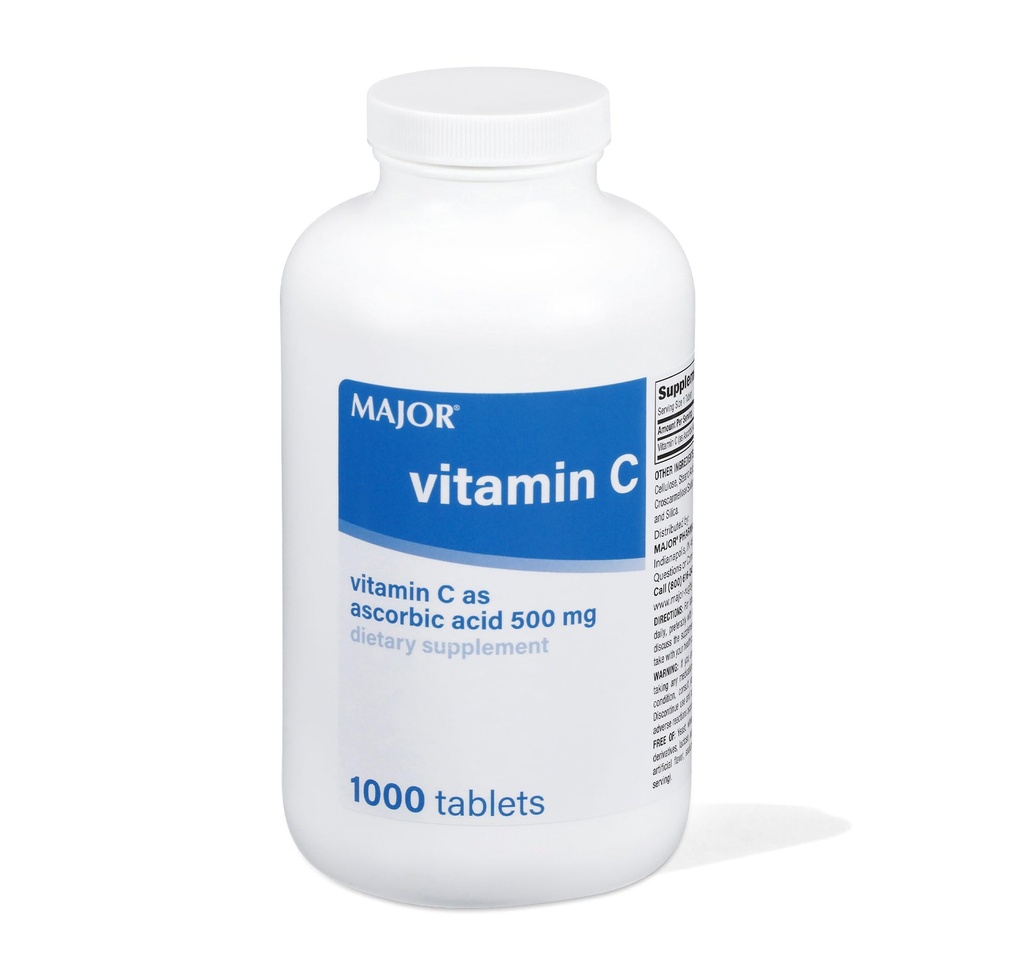 주요 비타민 C-500 mg 아스코르브산 - 비타민 C 정제 - 식이 보충제 - 1000 기타 제품