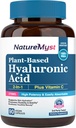 Hyaluronic 산 보충교재, 비타민 C와 더불어, 250mg 식물 기초를 두는 HA, 피부 & 눈, 교원질 생산을 위한 90의 Vegan 모자, 쉽게 흡수할 수 있는