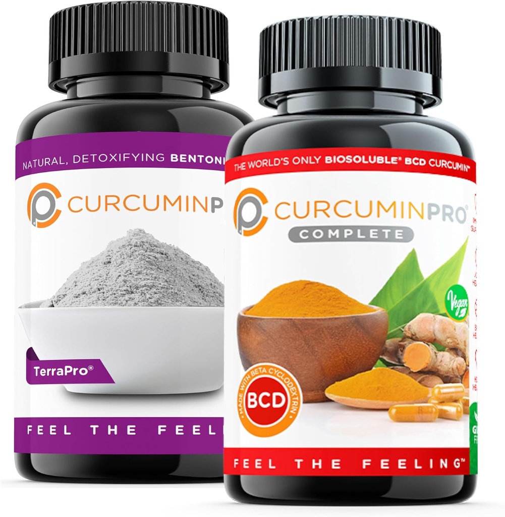curcuminpro Gut Renew 번들 | Gut Health and Digestion Support | Immune Supoprt Capsules | World's Only BioSoluble Vegan Organic Turmeric Curcumin | 1개월 공급