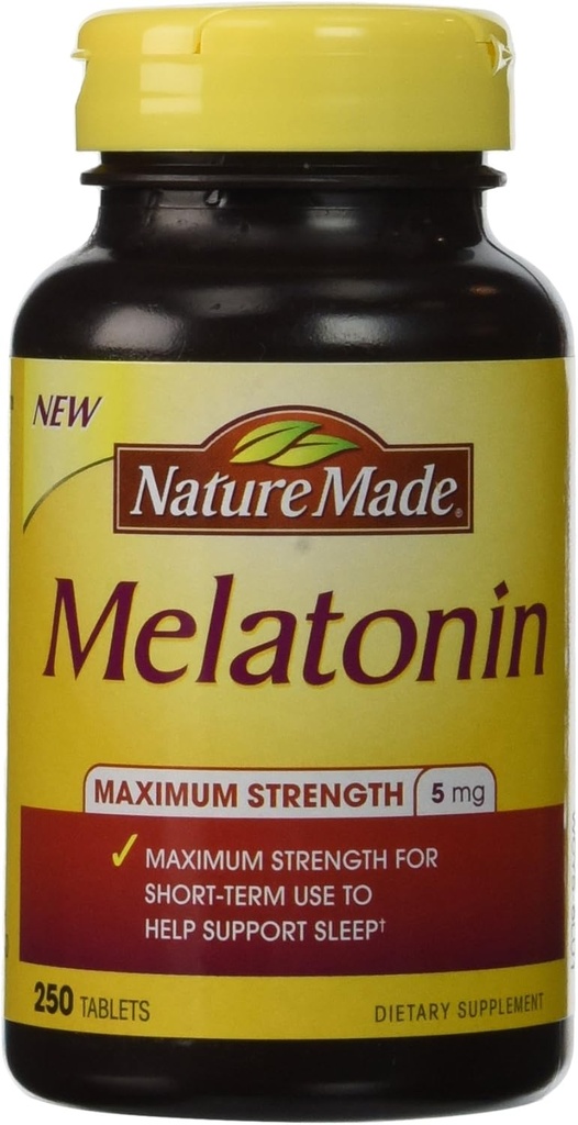 Nature Made® Melatonin 5 Mg., 250 정제