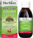 Herbion Naturals Cough Syrup for Children 5fl 자연적인 꿀과 풍미를 가진 좋은 Tasting 보충교재는 Cough가 아이 13 이상을 위한 건강한 Lung 기능 면제를 승진시킵니다., 녹색, 버찌, 5 Fl Oz