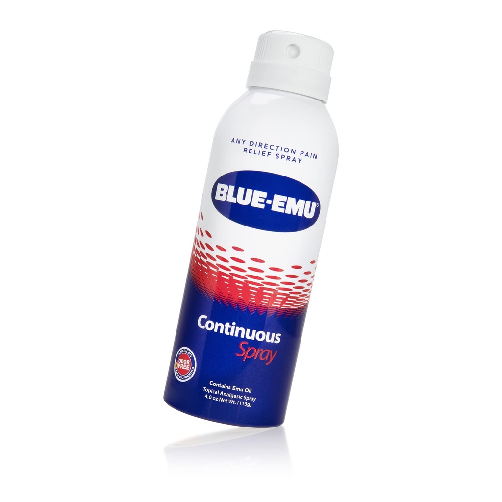 빠른 행동 합동 & 근육 기복, 4 Oz, 1 팩을 위한 파란 Emu 지속적인 진통 살포