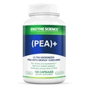 Enzyme 과학 완두 + 심리학 지원을위한 심황 쿠르쿠민 보충은 Nervous, Immune, & Muscular 시스템을 지원합니다 - 120 캡슐