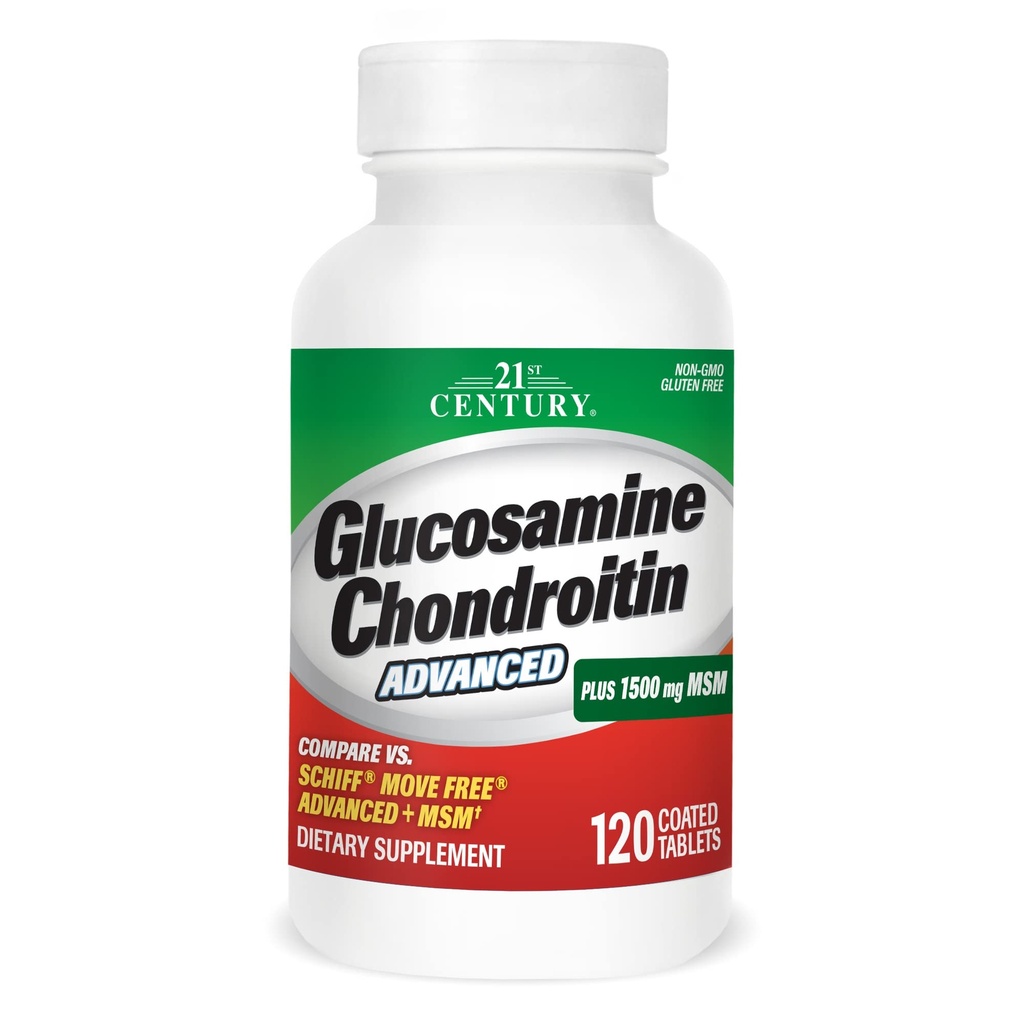 21세기 의료 Glucosamine Chondroitin 고급 120 탭 (27291)