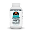 MSM을 가진 Source Naturals Glucosamine Chondroitin Complex는 건강한 합동 및 연결성 Tossues* - 240의 정제를 승진시킵니다