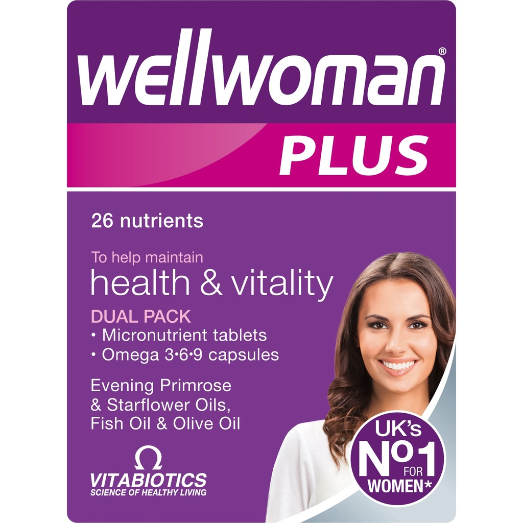 Vitabiotics Wellwoman Plus 정제 56 캡슐