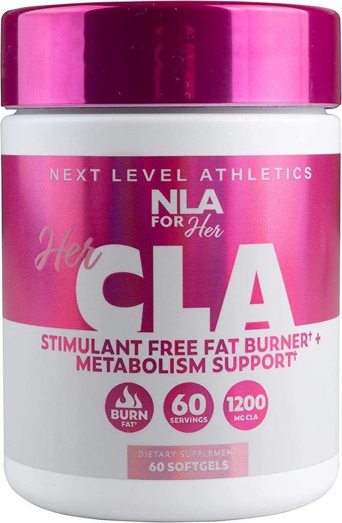 그녀의 CLA, 1200 mg, 60 카운트에 대한 NLA - Caffeine 또는 Stimulants, 불타는 지방, 증가 메타볼리즘, 부스트 면역 체계, 증가 힘 및 내구시간, 오메가 6-Fatty 산과 칼로리 화상