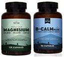Natural Rhythm Calm Bundle - 트리플 캘름 마그네슘 150mg, 120 캡슐 + B-CALMplex, 독특한 비타민 B 혼합, 90 캡슐