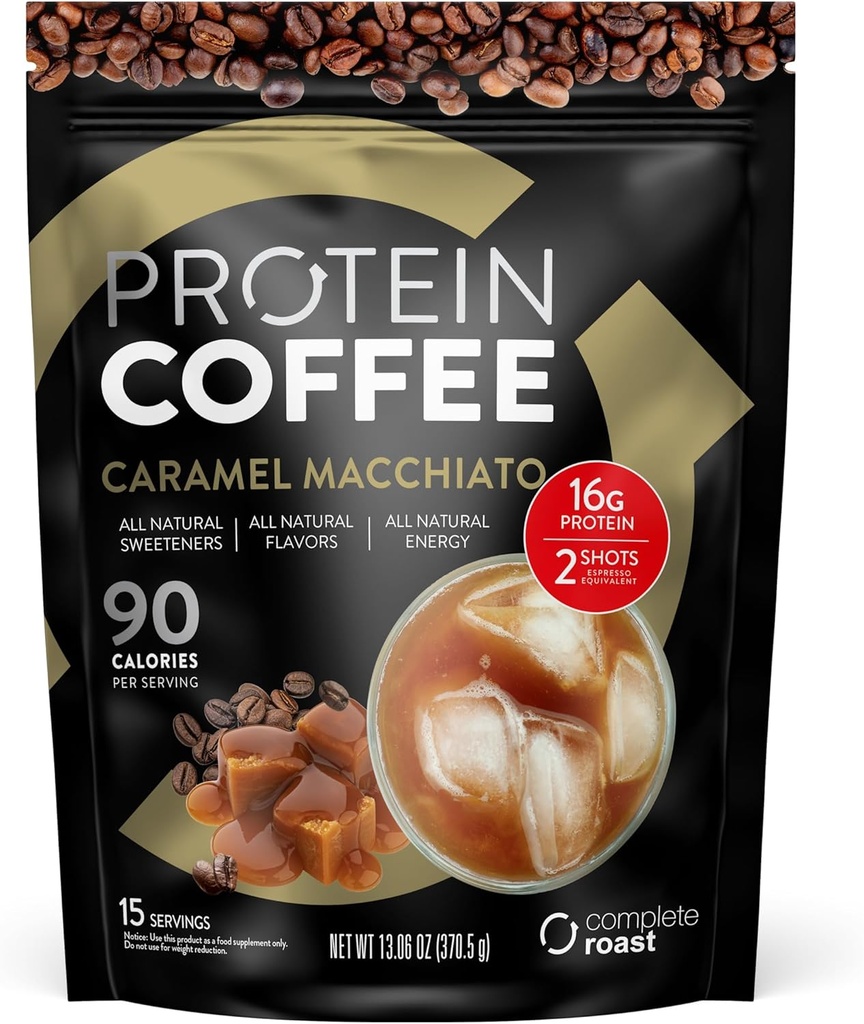 Roast Caramel Macchiato 커피 단백질 완료