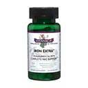 Vitanica 철 여분, 철 보충교재는 비타민 C 500mg, Methylfolate 400mcg, B12 비타민 500mcg, 칼슘, 노란 독, Dandelion 뿌리 & Nettle 잎 추출물, 채식주의자, 60의 캡슐을 가진 흡수를 강화했습니다