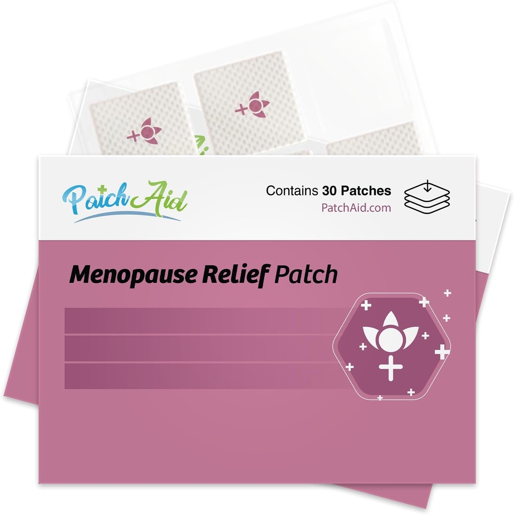 PatchAid Menopause 안전 Topical 패치 30 일 공급