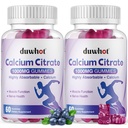 칼슘 구연산염 Gummies, 뼈, 근육 & 면역 지원을 위한 Chewable 칼슘 구연산염 1000mg, 여자 & 남자, 블루베리, 120 Chews를 위한 궁극적인 흡수 칼슘 보충교재