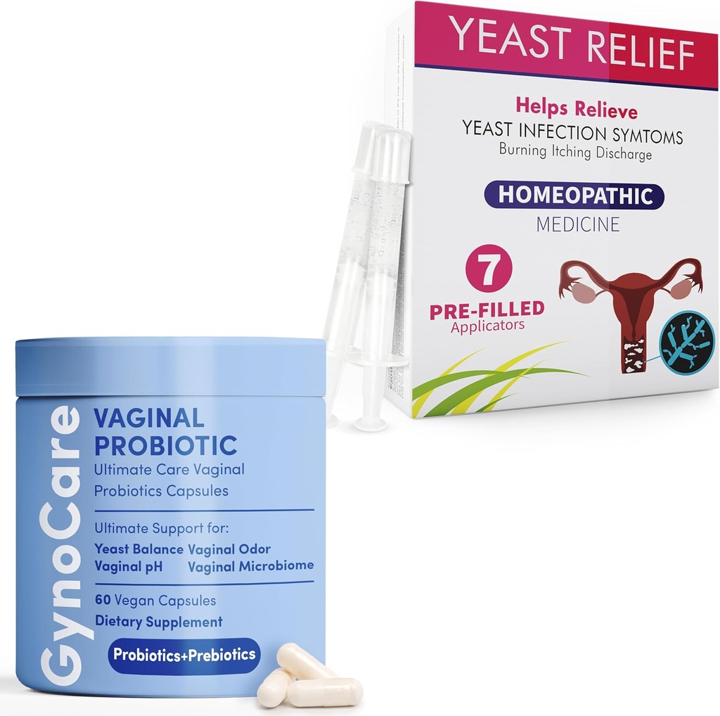 종합적인 Feminine 건강 뭉치: 질 Probiotic 캡슐 + 항진균성 Pre-Filled Applicators – PH 균형, 냄새 통제 및 효모 감염 구호를 위한 이중 지원