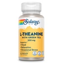 녹차를 가진 SOLARAY L-Theanine 200mg - 건강한 계류, Relaxation 및 Occasional 스트레스 지원 - 실험실 검증, Vegan, 글루텐 무료 - 45 서빙, 45 VegCaps
