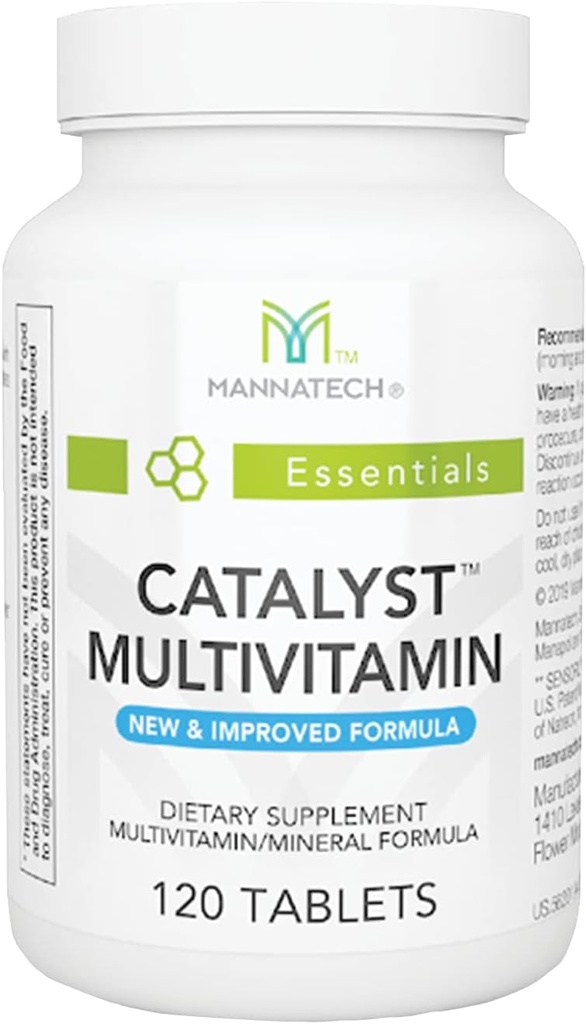 Mannatech Catalyst Multivitamin 120 태블릿은 멀티비타민을 극대화합니다. 항 산화제 비타민 A, 비타민 C 및 비타민 E를 제공, 이제 Ashwagandha와 함께 당신은 물리적으로 감정적으로 지원