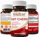 PURELY 유리 타트 버찌 캡슐 6000 mg, 여분 힘 Montmorency 타트 버찌 추출물, 합동 안락, 산화 방지제 & 면역성 지원, 비 GMO, 글루텐 자유로운, 120 조사를 위한 Uric 산 홍조