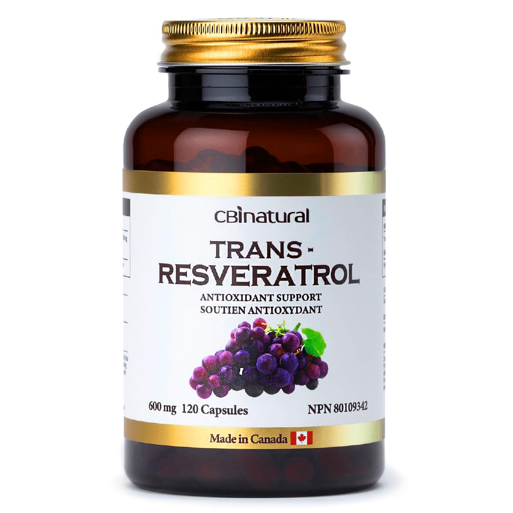 Trans-Resveratrol 600mg의 높은 힘 산화제는, 세포질 건강 & 건강한 시효, 120 Vegan 캡슐, 4 달 공급, 비 GMO, 글루텐을 해방합니다