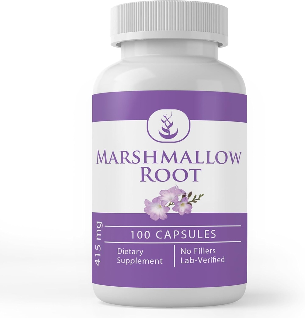 순수한 본래 성분 Marshmallow 뿌리, (100의 캡슐) 항상 순수한, 첨가물 없음 또는 충전물, 확인되는 실험실