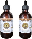 Ashwagandha 액체 추출물, 유기 Ashwagandha (Withania Somnifera) 말린 뿌리 Tincture 보충교재 2x4 oz