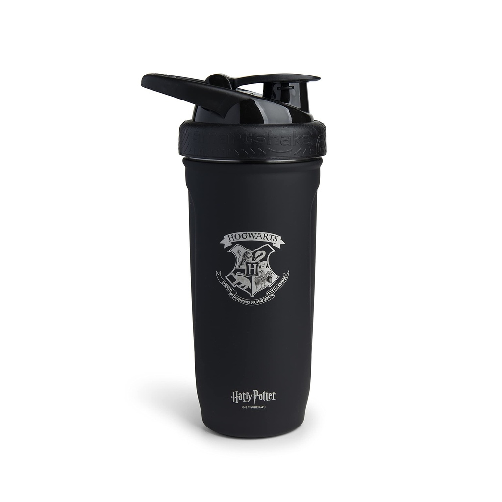 Smartshake 강화 스테인레스 스틸 해리 포터 호그 워츠 크레스트 셰이커 병 (900 ML /30oz) | 소프트 뚜껑이있는 경량 저항 스포츠 셰이커 병 | 누설 방지, BPA 무료 및 DEHP 무료