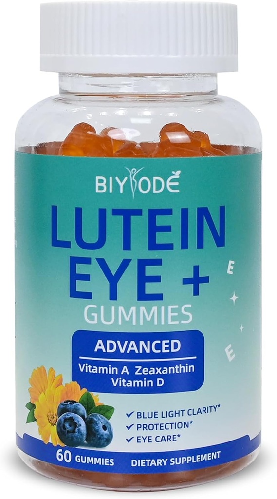 Lutein Gummies: 성인 시각 배려와 Macular 지원 60 Gummies 30 일 공급을 위한 지원 눈 건강 Lutein 비타민 Zeaxanthin 보충교재