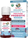 MaryRuth Organics USDA Organic 40 Womens Probiotic Liquid Drops | 소화 건강에 대한 프로바이오틱스 | Stress-Related GI Issue | 성인용 가끔 가스 구호 | 채식 | 데이지 | 30 인분