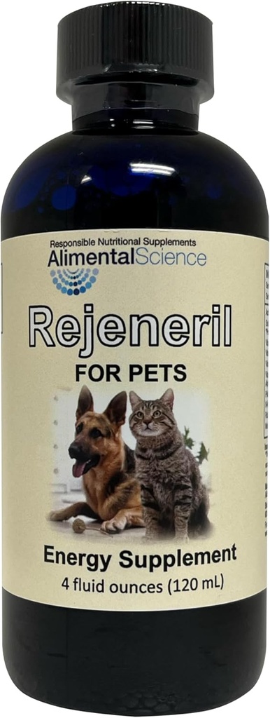 Rejeneril-FP 4oz 240 애완 동물 증가 에너지 정상적인 식욕 면역 지원 개 고양이 & 애완 동물 정립 산화 방지제 비타민 무기물 보충교재 장수 Vitality
