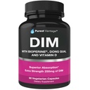 순수한 DIM 보충교재 250mg Diindolylmethane 플러스 BioPerine와 Dong Quai - 여성과 남자를 위한 호르몬 균형 지원, Menopause & 에스트로겐 지원 - 90 채식 캡슐