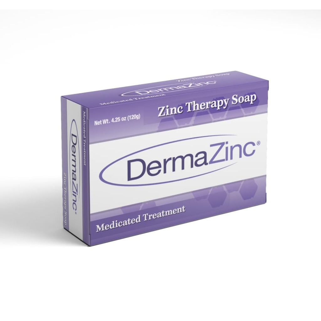 DermaZinc 치료 비누, 피부, Psoriasis, Dermatitis, Eczema 및 다른 조건 증상을 위한 피부 장애 구호