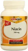 Vitacost Niacin (비타민 B-3) - 500 mg - 100 캡슐