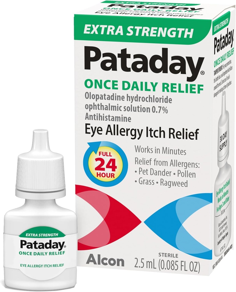 PATADAY 일일 릴리프 추가 강도 2.5ml, Clear, 1 팩
