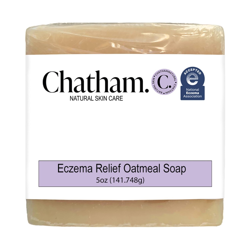Chatham 자연적인 피부 관리 Eczema 기복 Oatmeal 비누, Soothing oatmeal 목욕, eczema rosacea, psoriasis를 위한 처리