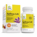 Terry Naturally Saffron Lift + Curcumin - Curcumin - Non-GMO Saffron & Brain Curcumin 캡슐 - 농축 및 Relaxation Support Supplement - 60 캡슐