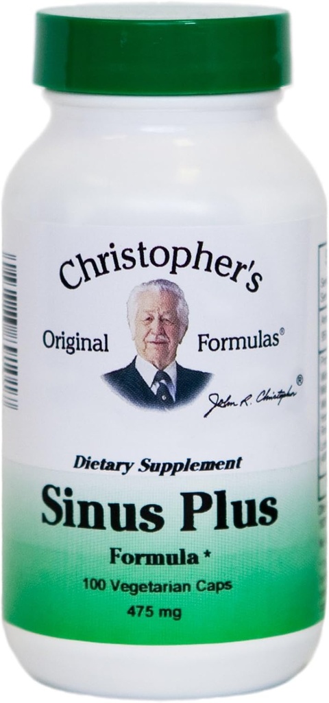 Christopher의 본래 공식 Sinus 플러스, Sinus 지원 캡슐, 전체적인 허브 Synergistic 혼합, 100 조사