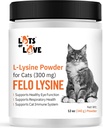 FELO LYSINE - 고양이를위한 L-Lysine 분말 300 mg (토마 애완 동물 귀걸이), 12 oz