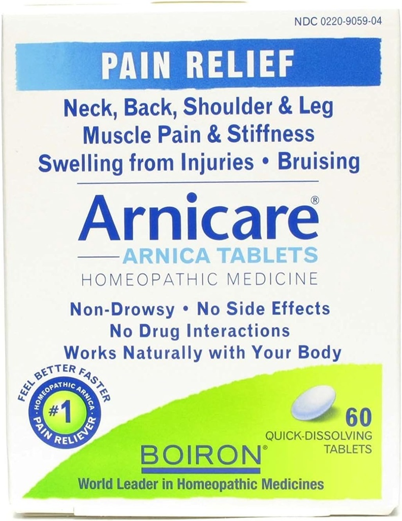Boiron Arnicacare Arnica 정제 60 ea (포장 3)