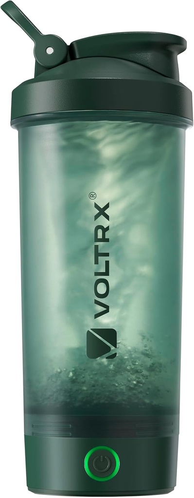 VOLTRX 단백질 셰이커 병, Merger USB C 충전식 전기 단백질 쉐이크 믹서, 단백질 쉐이크 및 식사 교체 쉐이크, BPA 무료, 24oz를 위한 셰이커 컵