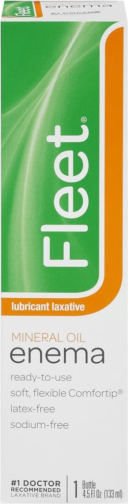 변비, 4.5 Fl Oz (Pack of 12)에 대한 Fleet Laxative Mineral Oil Enema