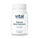 Vital Nutrients Natural Beta Carotene 25,000IU | 비타민 A의 전구체 | 고 복용량 산화 방지제 | 비전, 피부, 건강 지원 | 글루텐, 유제품, 소이 무료 | 90 Softgels