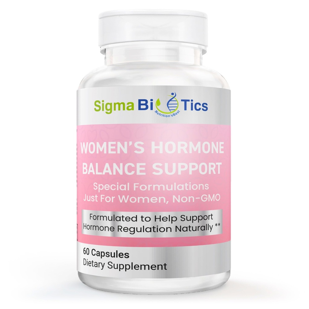 여성 호르몬 균형 지원 - Menopause, Hormonal & Reproductive 건강을위한 초본 보충 - Soy Isoflavones, Black Cohosh, Dong Quai - 60 캡슐과 비 GMO 보충제