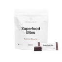 Wellness Superfood Focus Bites (10 Count), Cocoa Espresso Brownie - 피로를 줄이고 소화 및 지원 뇌 기능을 향상시킵니다.